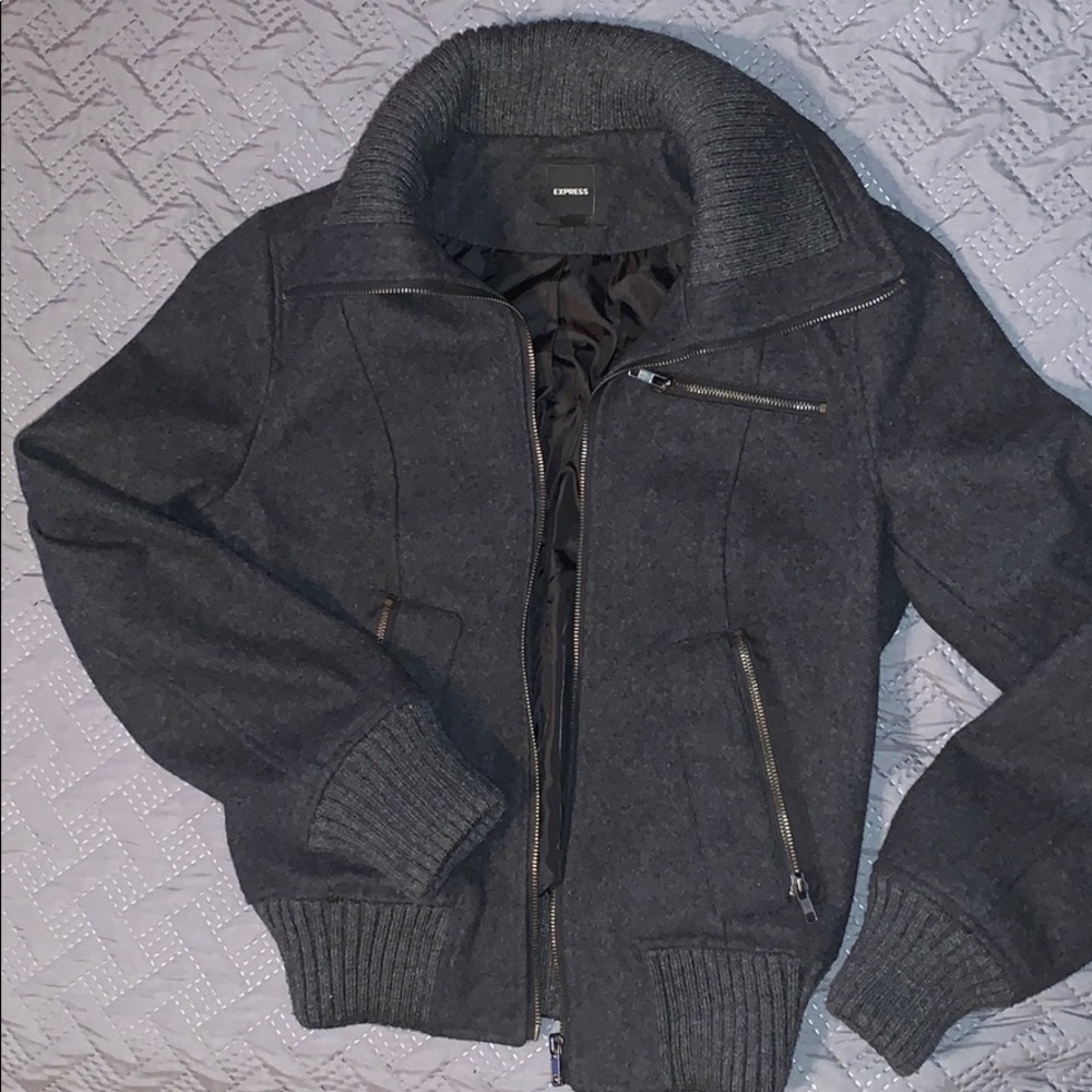 Express Wool Bomber Jacket